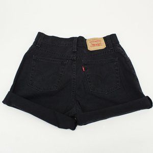 Levi's 550 Black Relaxed Shorts